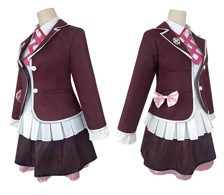 

Kotoko Utsugi Cosplay Zettai Zetsubo Shojo: Danganronpa Another Episode Kotoko Costume Full Set JK Uniform Cosplay Costume