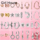 Женские серьги-подвески божья коровка, из серебра 2021 пробы