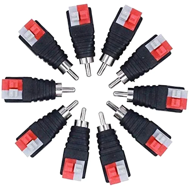 Стандартный штекер аудиоразъема RCA|Коннекторы и разъёмы| |