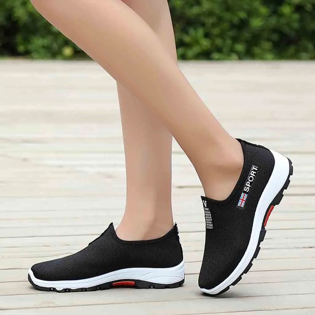 Женские кроссовки для походов Повседневная сетчатая дышащая обувь женские