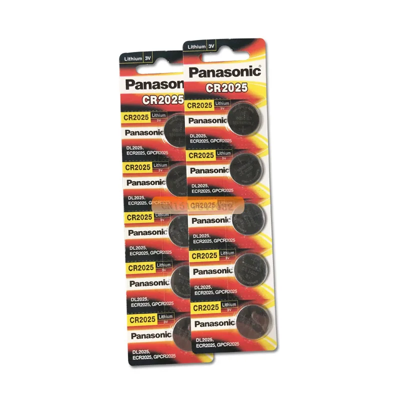 10 шт. бренд Новая батарея для цифрового фотоаппарата PANASONIC cr2025 3v кнопочная ячейка батарейки-таблетки для мобильного часо-компьютер cr 2025