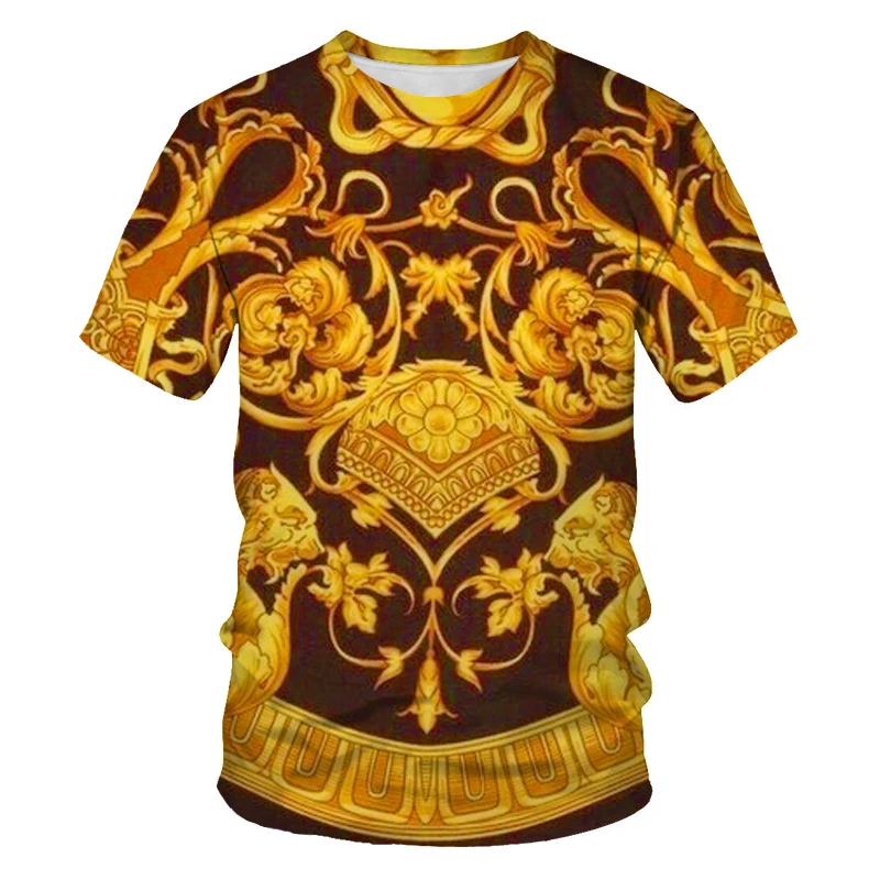 

2021 Summer Men's 3D Printing Graffiti Painting T-shirt is a new comfortable sports and leisure short sleeve XXS-6XL