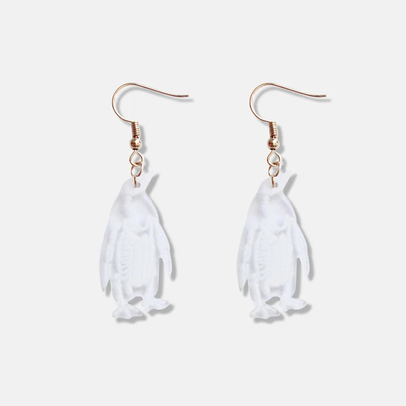 Прозрачные висячие серьги в виде животных кошек подвеска Модная бижутерия