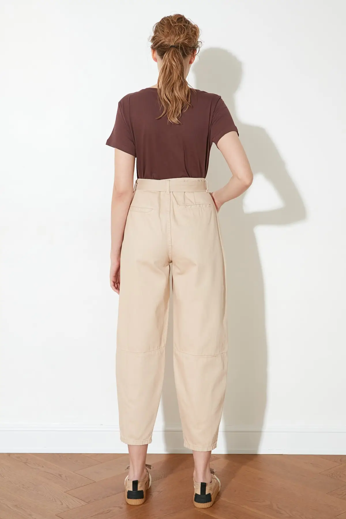 

Trendyol Lacing Detailed Slouchy, Jeans TWOSS21JE0267