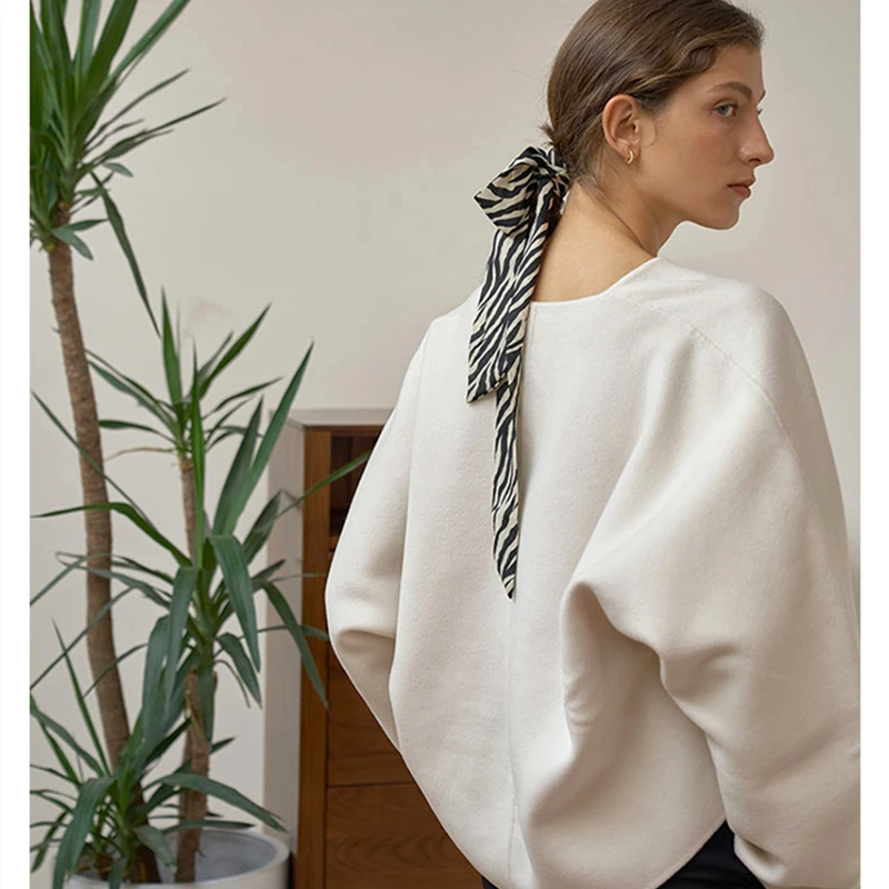 

Женский атласный длинный шарф-лента для хвоста, аксессуар для волос