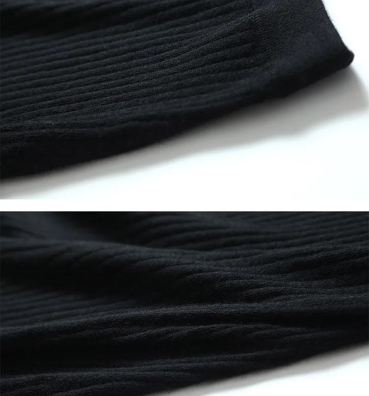 Shuchan Cashmere High Waist Mid Long Skirts for Women Warm Slim High Quality Fall Winter New Items A-Line Solid