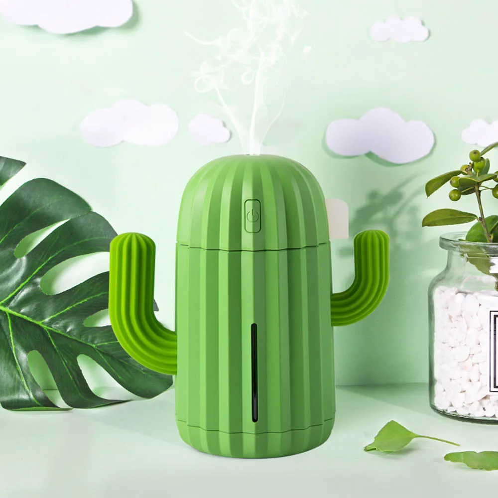 

USB cactus humidifier cactus mini timed aroma diffuser atomizer