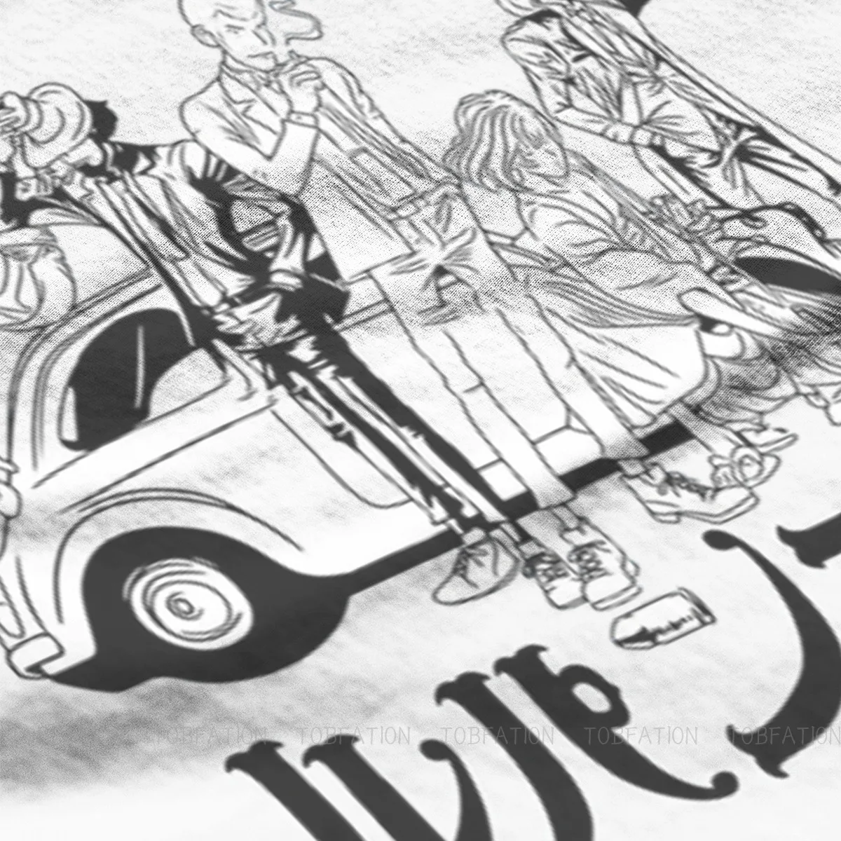 Lupin третий Daisuke Jigen джентльмен вор аниме чистый хлопок футболка автомобиль