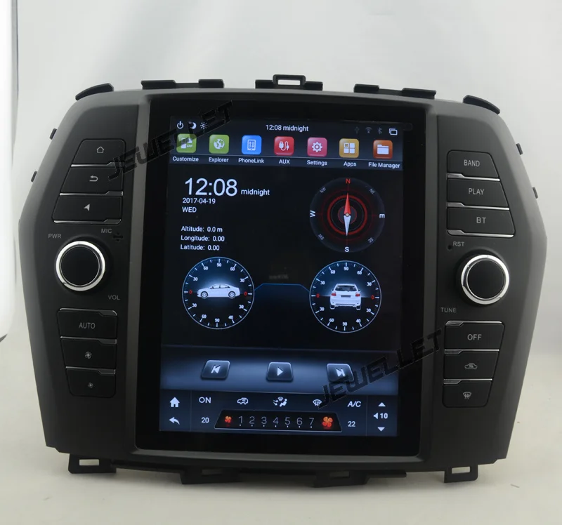 Автомобильный GPS-навигатор tesla style 6-ядерный экран 10 4 дюйма android 9 0 для Nissan Maxima 2016-2018