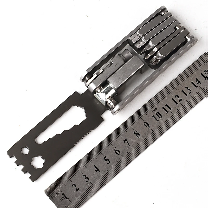 

Multi Function Keychain Cruciform Screwdriver Mini Portable Multi Purpose Pendant Repair Equipment Outdoor Tool