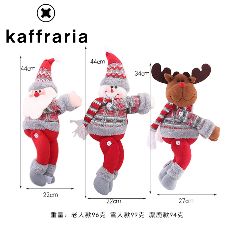 Рождественские украшения для дома Санта Клаус Снеговик занавеска С лосями