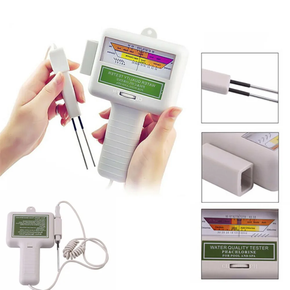 

Meter Tester Monitor PH Spa Hot Tub White Aquarium Chlorine High Quality