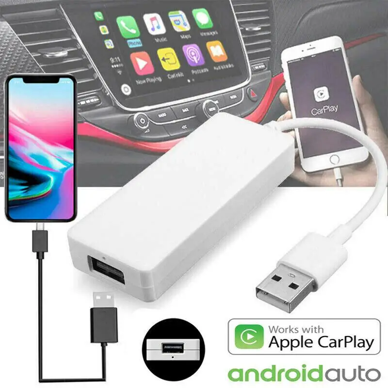 CarLinkit USB для Carplay сенсорный экран ключ адаптер Android Siri Голосовое управление модуль