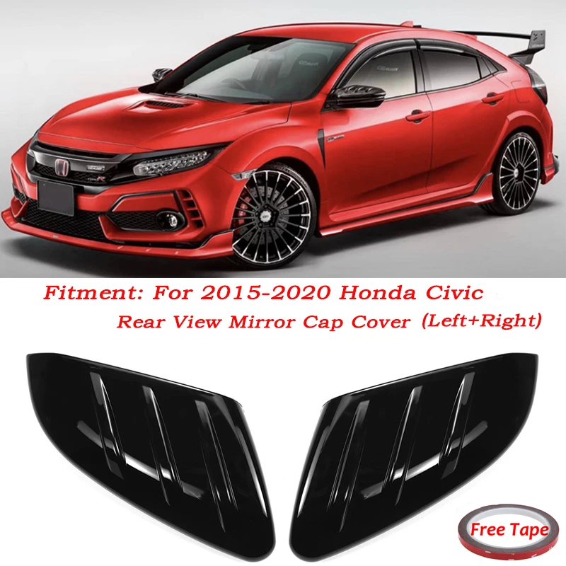 2 шт. задние крышки из углеродного волокна для зеркала заднего вида Honda Civic 2016-2020 |