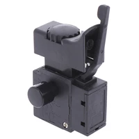 black new 1pc fa2 61bek lock on power tool electric drill speed control trigger button switch 66a 250v 5e4