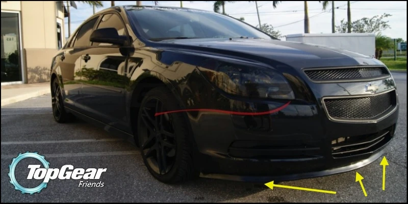Бампер для Chevrolet Malibu губы бампера/верхний спойлер магазина Gear тюнинга