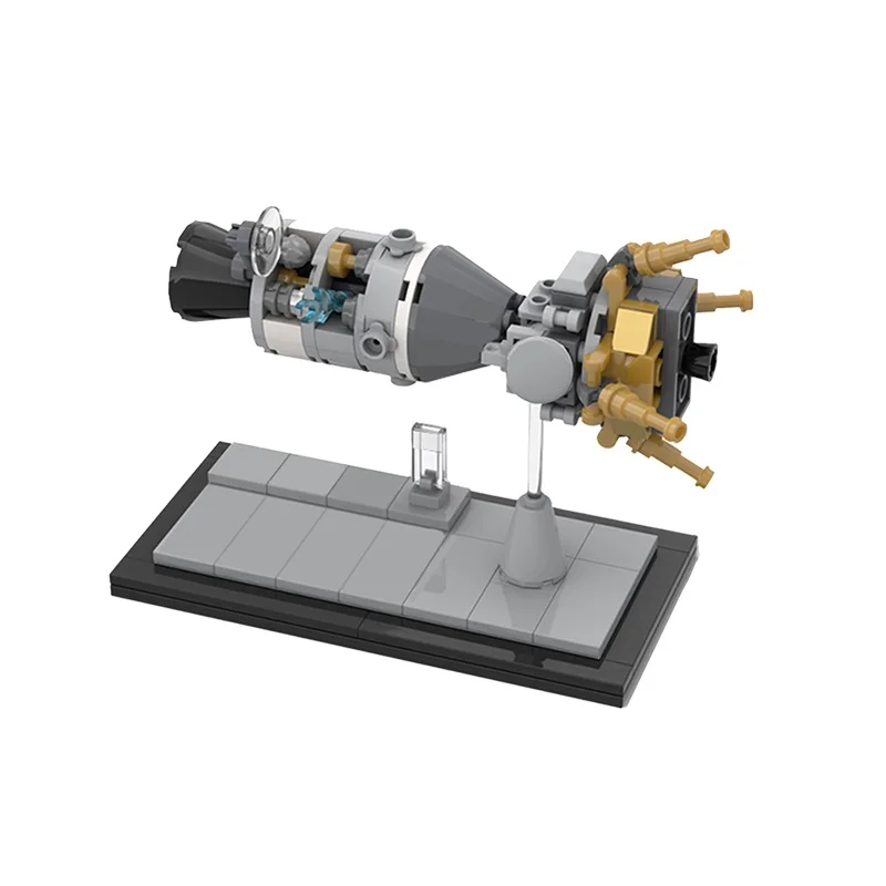 

MOC High-Tech Spacecraft Lunar Landing Ship 13 Apollooes Aviation Bureau Building Block Educational Toy Gift Technical Spaceship