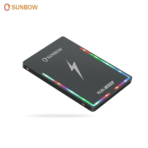 TCSUNBOW 2,5 ''цветная (RGB) SSD SATA3 120 ГБ 240 480 1 ТБ твердотельный накопитель освещение HDD для сервис для ноутбука