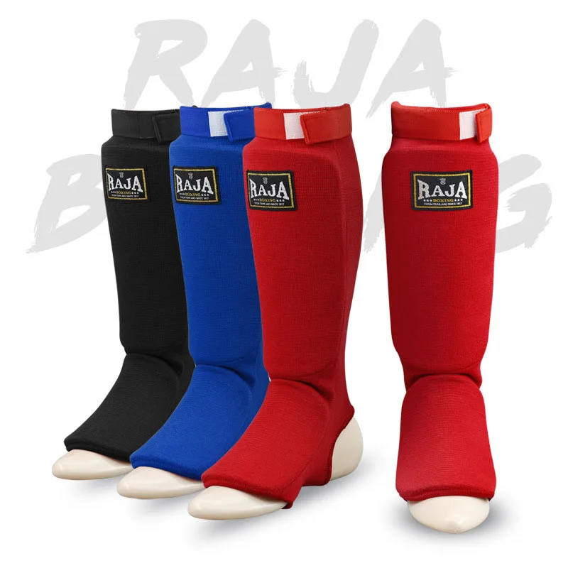 

Raja knitted leg warmers Sanda shin protection Boxing ankle guard Karate Taekwondo Training MMA Muay Thai Protective Gear