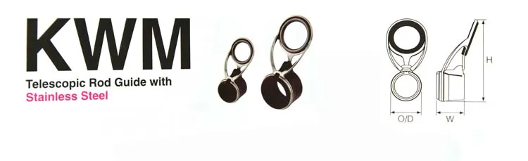 LureSport 4 шт. KWM направляющая телескопического стержня со стальной рамой