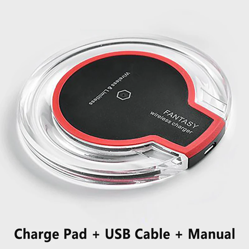 FONKEN USB беспроводной зарядный приемник Универсальный Android Micro usb type-C Qi Беспроводное зарядное устройство Модуль зарядного устройства для мобильного телефона - Тип штекера: black charger pad