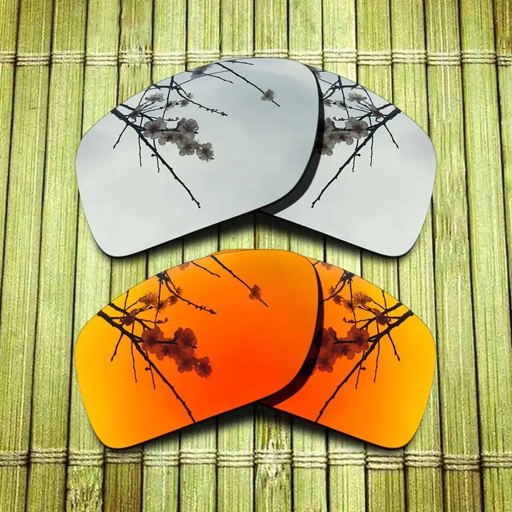 Поляризованные Сменные линзы для солнцезащитных очков Oakley Big Taco-хромированные и