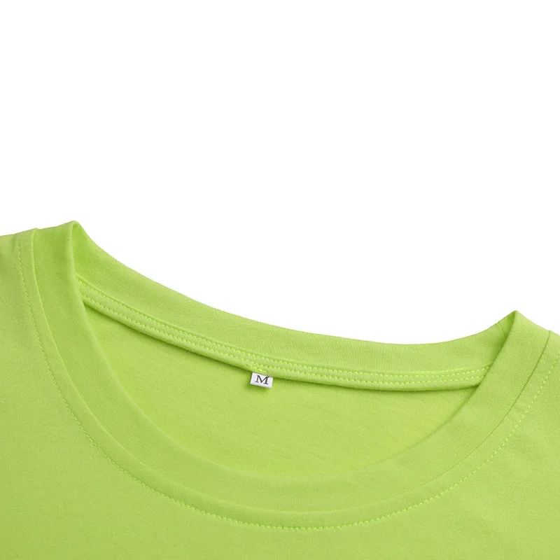 Мужская и женская хлопковая Футболка с индивидуальным принтом летние свободные