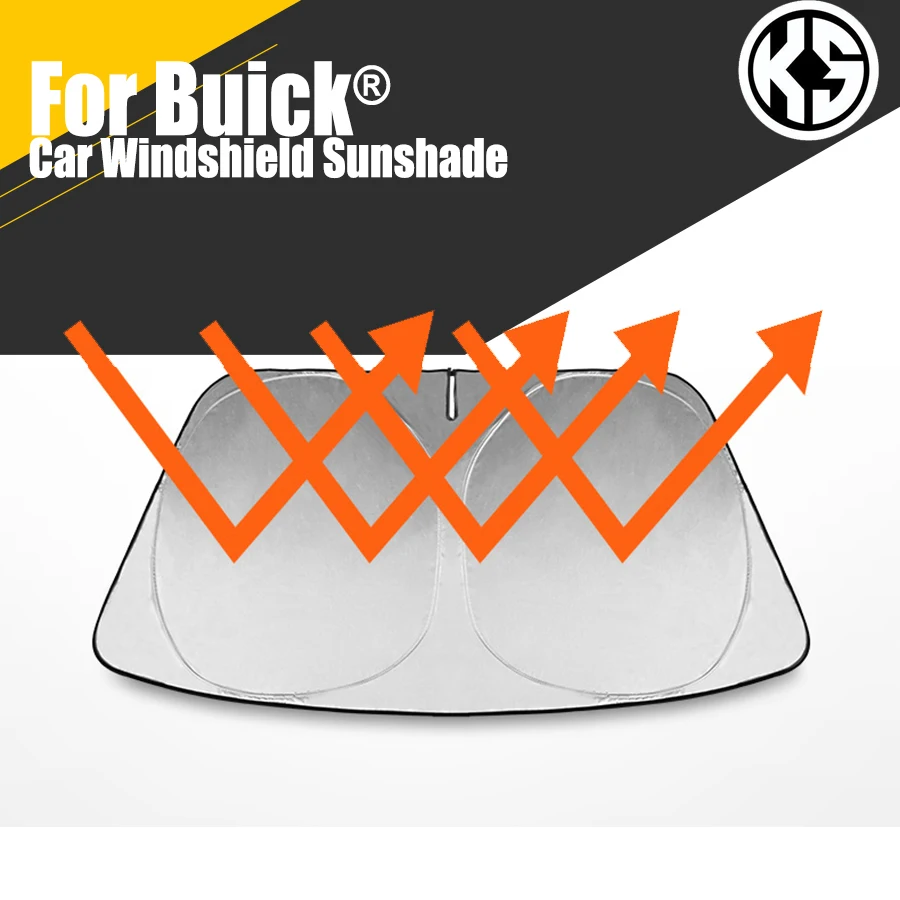 

Car Heated Windshield Sunshade For Buick Excelle Encore ENVISION Lacrosse Window Windscreen Cover Auto Sun VisorSolar Protection
