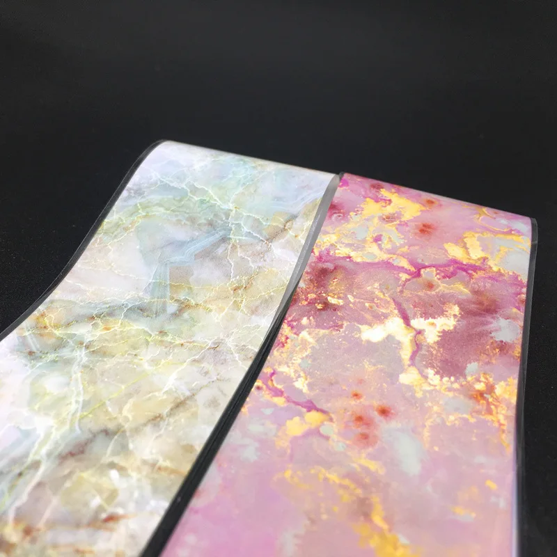 100 см розовый мрамор Фольга для ногтей Наклейка звездное небо переводная бумага