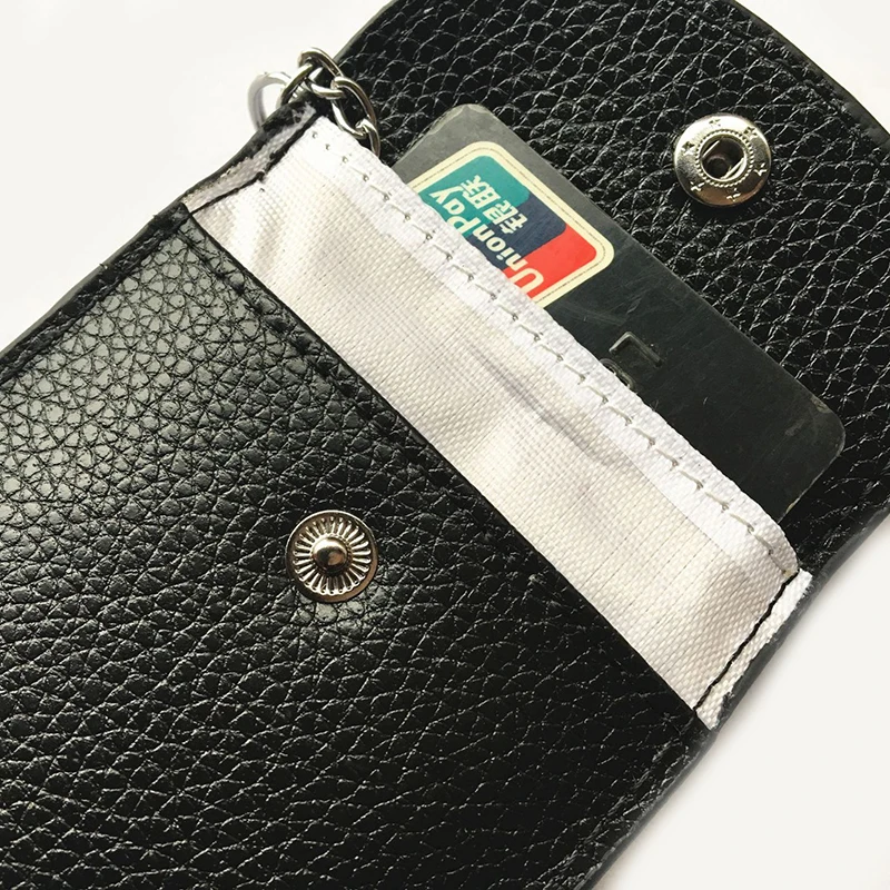 PU Faraday ключи RFID сигнальный блокатор чехол противоугонные сумки без ключа Автомобильный ключ чехол для ключа для защиты конфиденциальности BAG1070