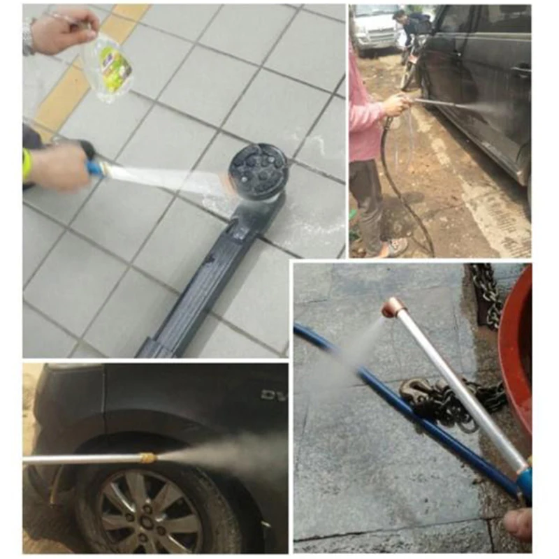 Водяной пистолет высокого давления 40 см металлический водяной мощный Омыватель