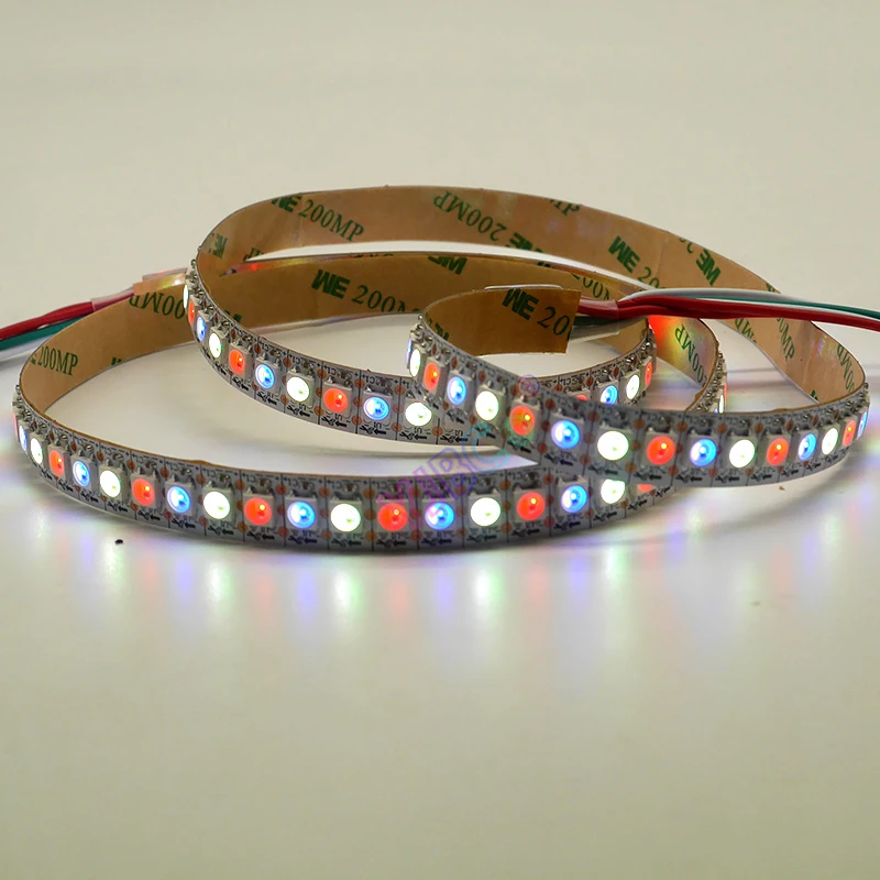 1 м/4 м/5 м DC5V 30/60/144 светодиодов/pixles/m SK6812 (аналогичный ws2812b ) RGBW 4 в IP30/IP67