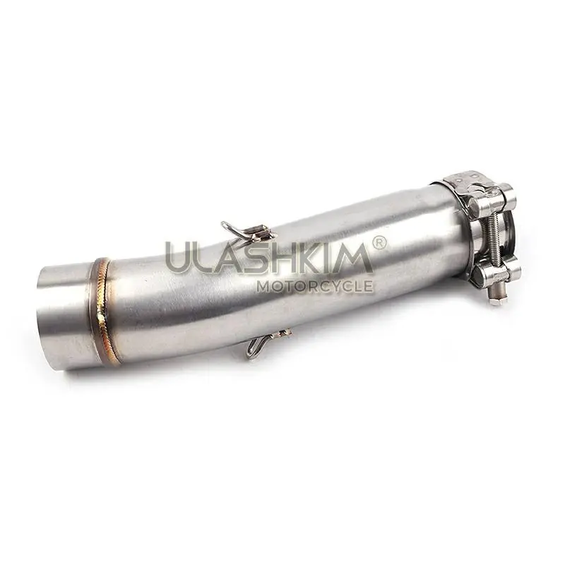 

Motorcycle Full System Exhaust Muffler Middle Link Pipe Slip On For Honda CB400 CB 400 Fit All Years