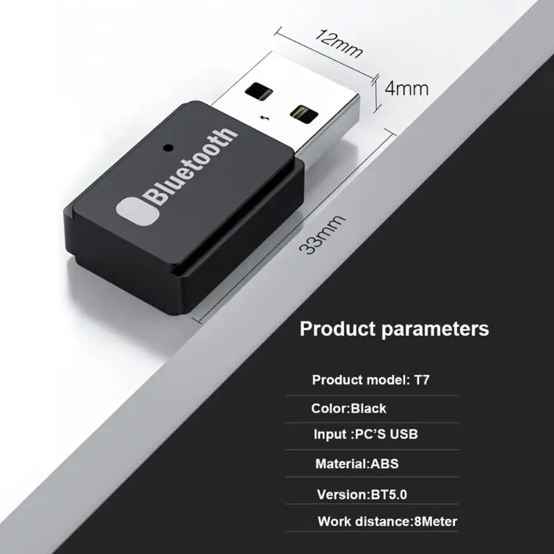 5.0 беспроводной передатчик приемник широко совместимый громкая связь ПК аудио
