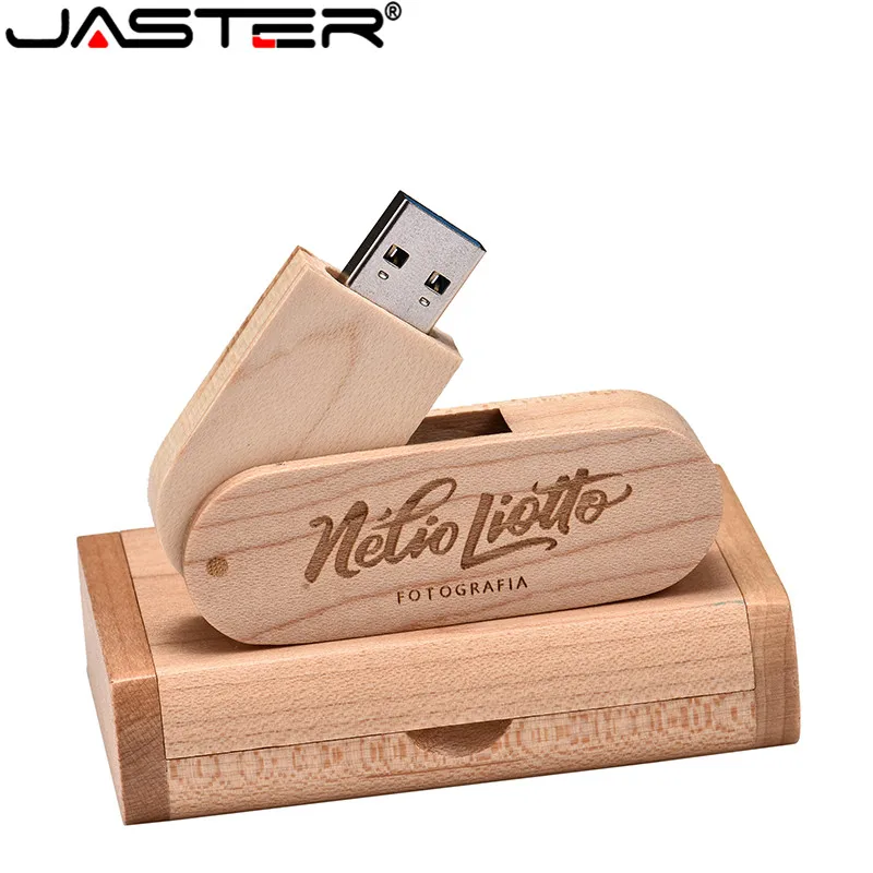 JASTER Новый USB 2 0 деревянный usb + флип-бокс флеш-накопитель карта памяти Флеш