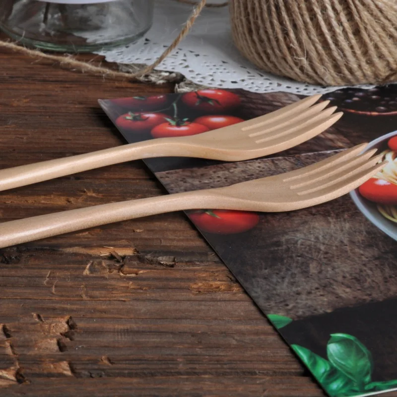 Новые деревянные вилки для кухонной ложки с длинной ручкой кофе чая меда