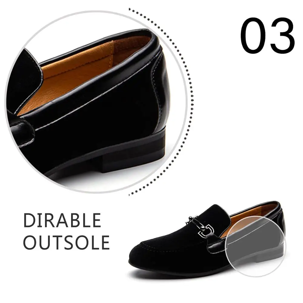 MEIJIANA Men Loafers Black Velvet With Braiding Flat Slip on Moccasins Men's Dress Shoes Genuine Leather Casual | Обувь