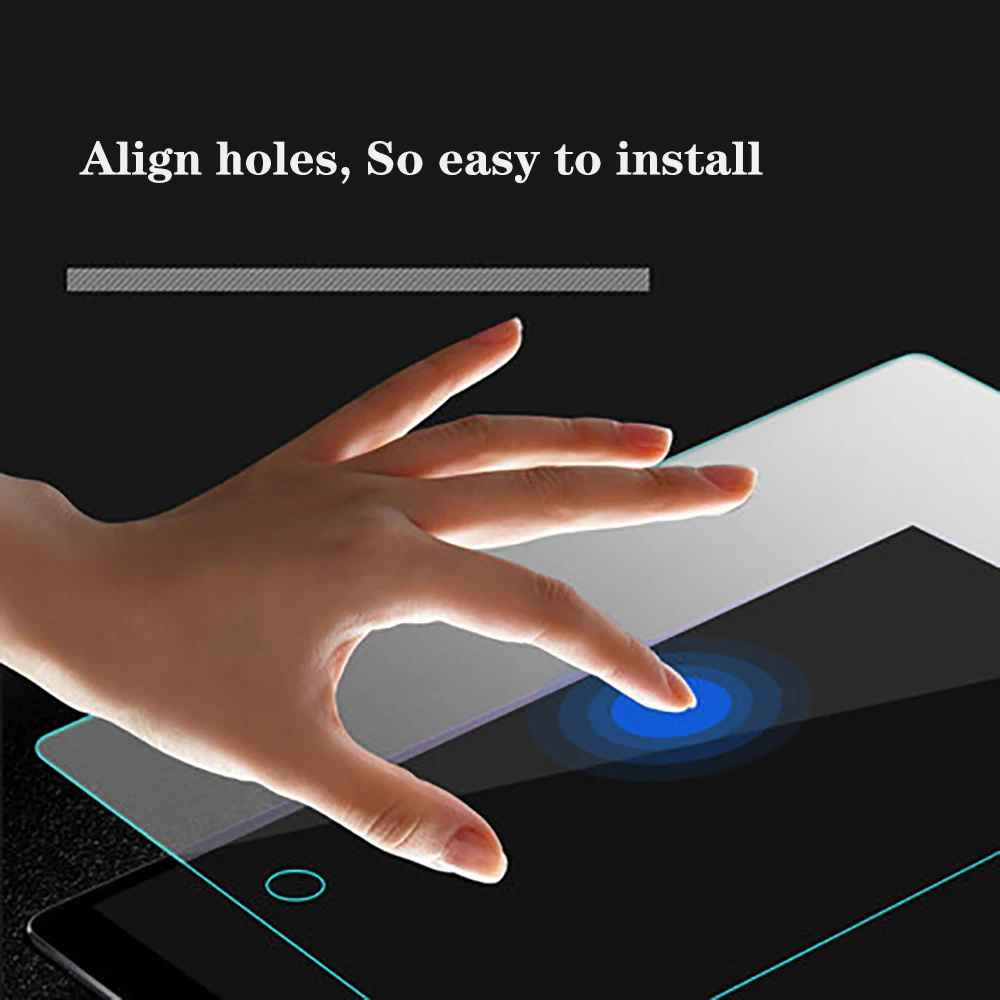 Закаленное стекло для защиты экрана iPad 9-го поколения 2021 10 2 2020 8th 7th 9H