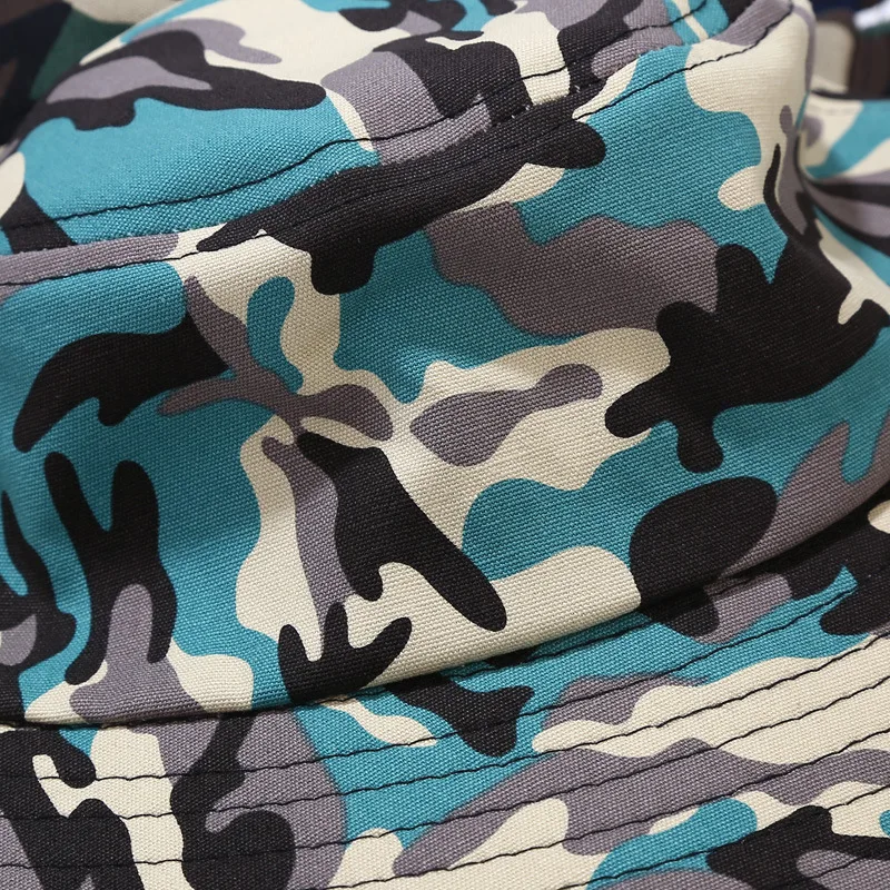 

Sun Protection Hat Outdoor Hiking Hat Women's Bucket Hat Wide Eaves Camouflage Fisherman Hat Anti-UV Climbing Unisex Panama Cap