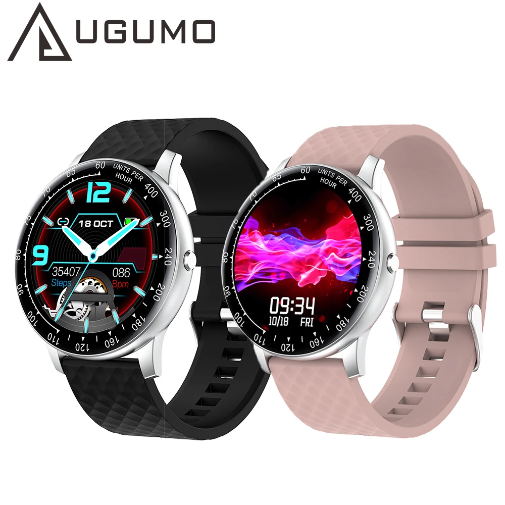 

UGUMO H30 Smart Watch Men DIY Watchface Full Touch Fitness Tracker Heart Rate Blood Pressure Smart Clock Women Smartwatch