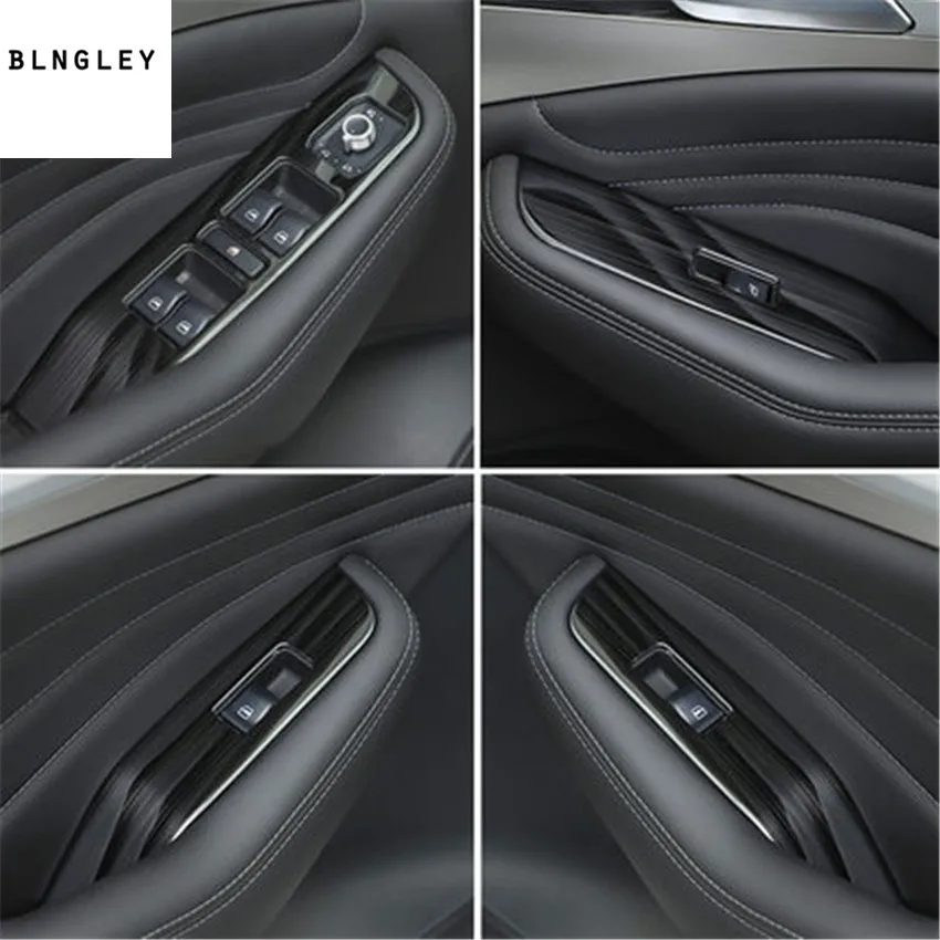 

4 шт./лот декоративная панель для автомобильного стеклоподъемника из нержавеющей стали для 2019 2020 Great Wall Haval F7 автомобильные аксессуары