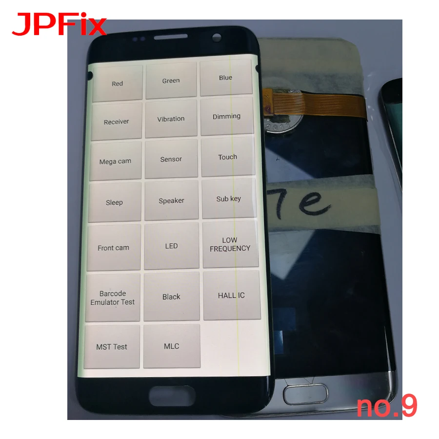 JPFix AMOLED для Samsung Galaxy S7 Edge G935FD G9350 G935A LCD сенсорный экран дигитайзер сборка Замена с