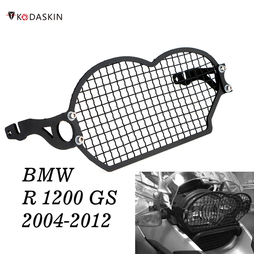 

Motorcycle Accessories Headlight Head Lamp Grille Guard Protector For bmw R 1200 GS r1200 gs r1200gs 2004-2012