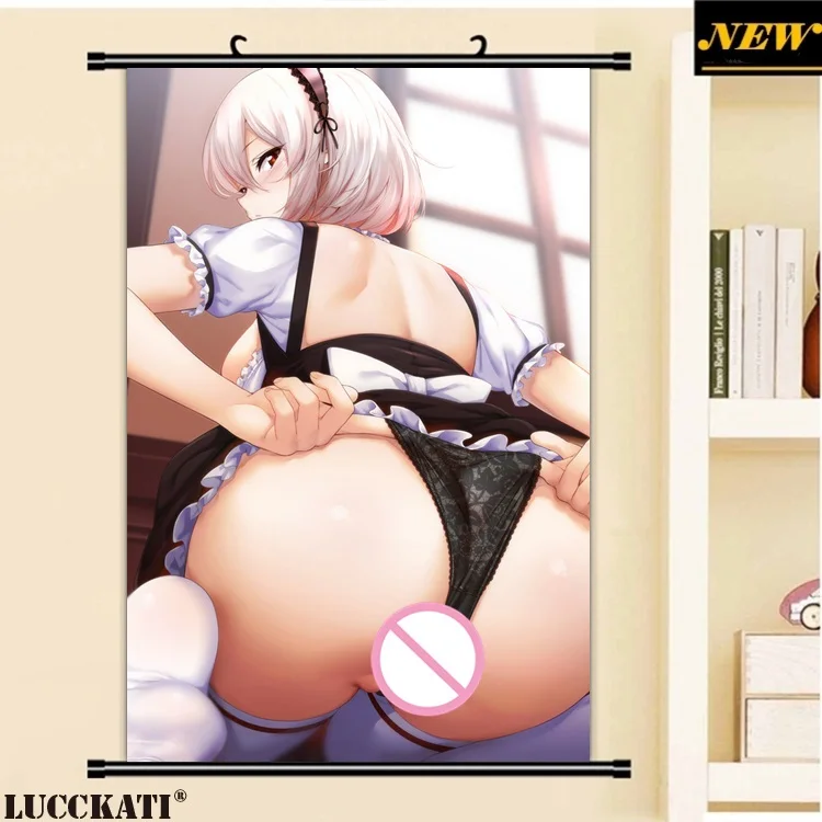 Аниме настенный плакат свиток с принтом бикини|Рисование и каллиграфия| |