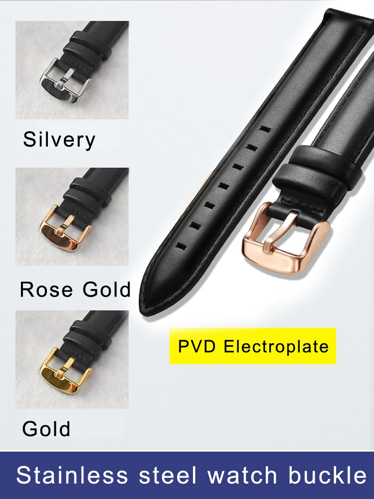 For DW Daniel Wellington Watch Strap Women Quality Genuine Leather Watch Band 13mm 14mm 16mm 17mm 18mm 19mm 20mm Men Watchbands