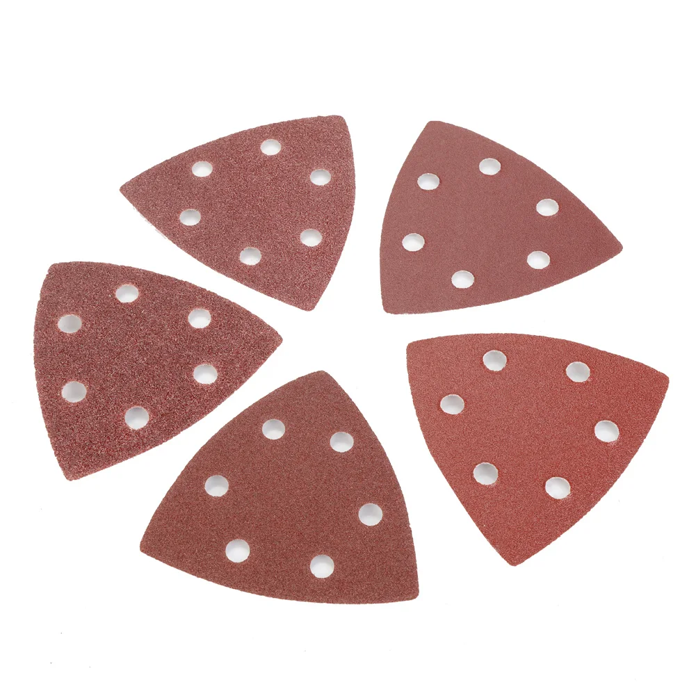 

100pcs Sandpapers + 1pcs 80mm Sand Pad Oscillating Multi Tool Cutting Machine Parts