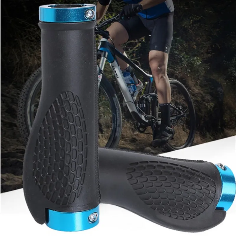 

1 Pair Bicycle Handlebar Cover Grips Rubber Soft Anti-Skid Cycling Bike Grips MTB Mountain Road Bike Lock on Handle End Grips