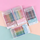 Набор ручек гелевых разноцветных, 9, шт.пакет г., Morandi, 0,5 мм