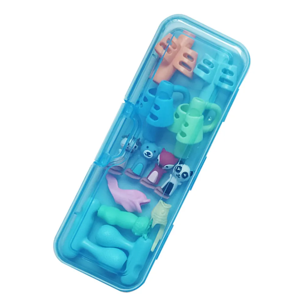 

1 Box Universal Writing Grips Posture Correction Aids Writing Pen Grips for Kids