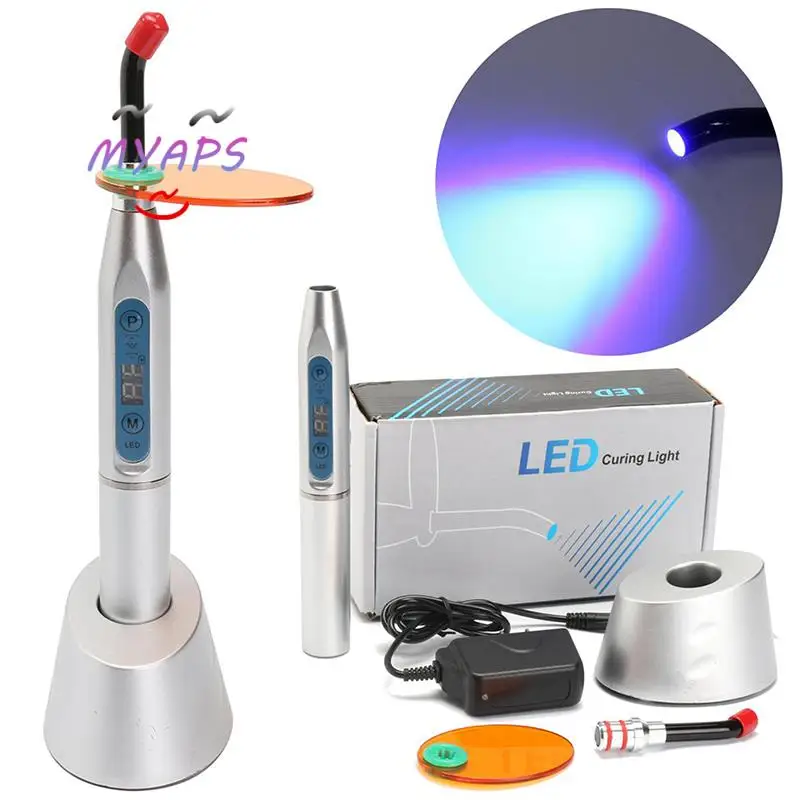 

Wireless LED Dental Curing Light Blue Cordless Cure Light Lamp Curing Machine